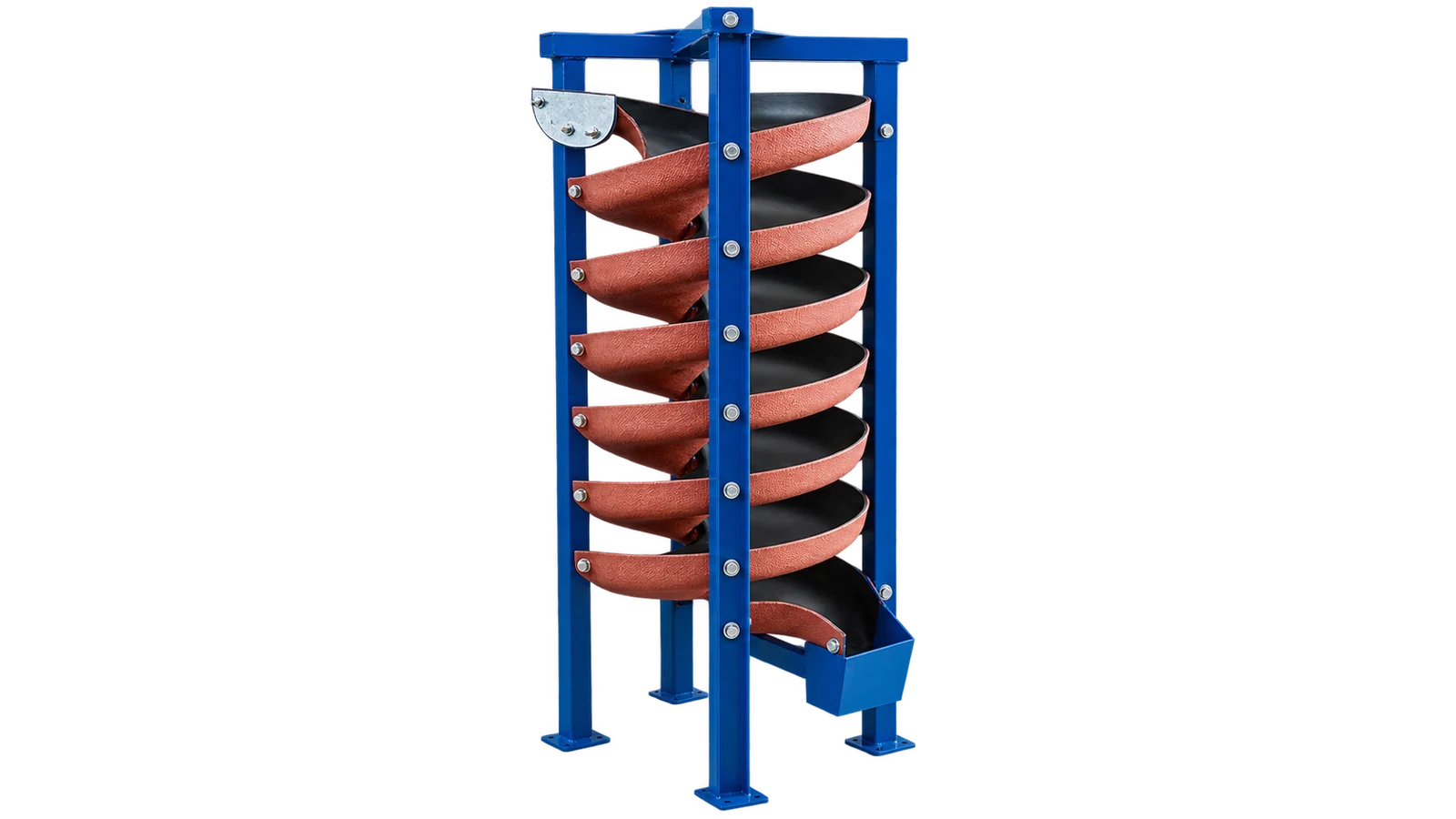 Máng vít xoắn ốc tuyển trọng lực — ảnh studio tái dựng